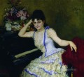 portrait of pianist and professor of saint petersburg conservatory sophie menter 1887 Ilya Repin